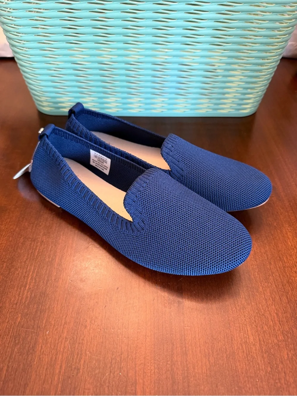 NWT Danskin Women's Dream Slip-On Loafers SZ 6.5 Color Navy